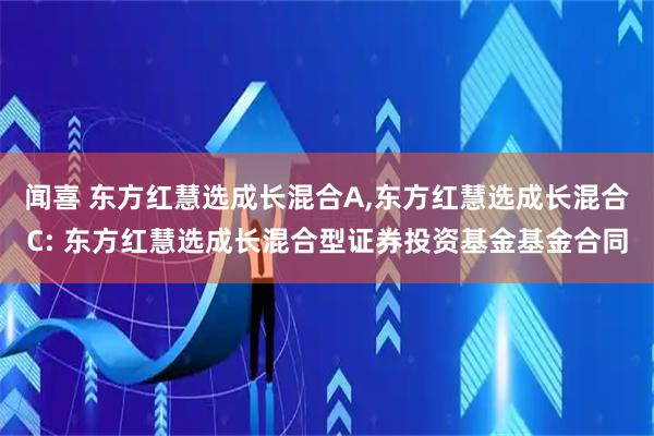 闻喜 东方红慧选成长混合A,东方红慧选成长混合C: 东方红慧选成长混合型证券投资基金基金合同