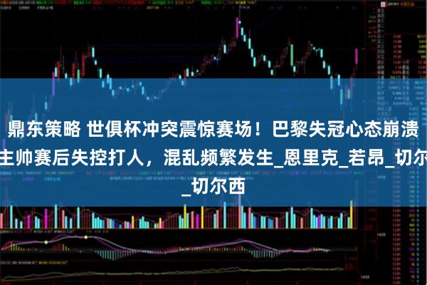 鼎东策略 世俱杯冲突震惊赛场！巴黎失冠心态崩溃：主帅赛后失控打人，混乱频繁发生_恩里克_若昂_切尔西